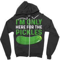 Funny Pickles Design Vegetable Snacks Saying Pickle T Shirt Zipper Hoodie | Artistshot