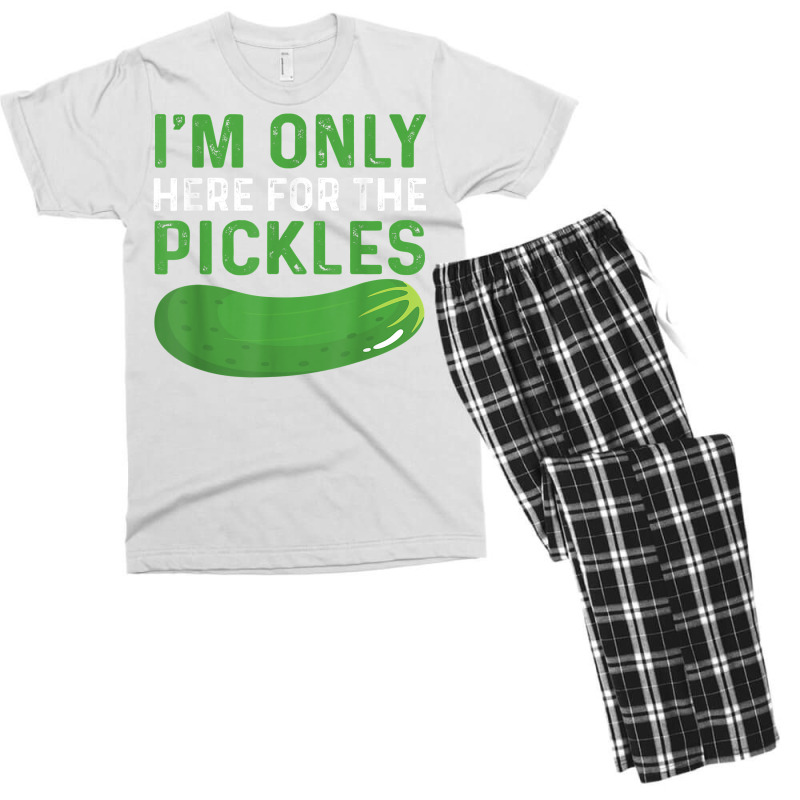 Funny Pickles Design Vegetable Snacks Saying Pickle T Shirt Men's T-shirt Pajama Set by tandonwelters | Artistshot