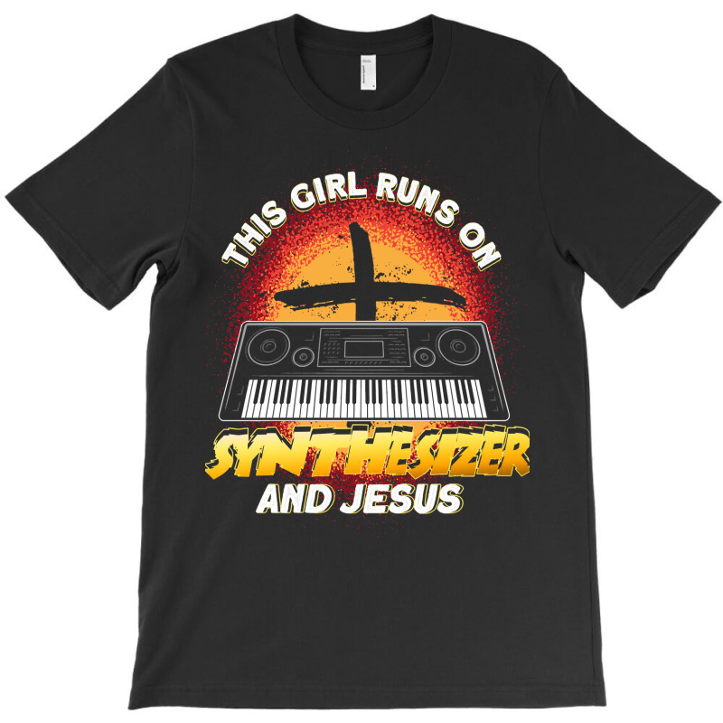 Runner Run Runner This Girl Runs On Synthesizer And Jesus Gift158 Run T-shirt | Artistshot