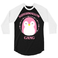 Penguin Bird Cute Squishmallow Gang Penguin Twinkle Costu Kid Girl Tod 3/4 Sleeve Shirt | Artistshot