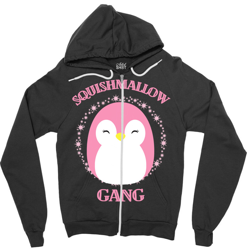 Penguin Bird Cute Squishmallow Gang Penguin Twinkle Costu Kid Girl Tod Zipper Hoodie | Artistshot