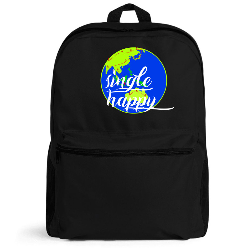 Quotes Single Happy Backpack | Artistshot