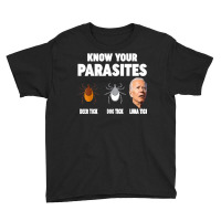 Know Your Parasites   Anti Joe Biden T Shirt Youth Tee | Artistshot