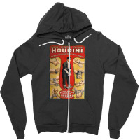 Houdini Magician Zipper Hoodie | Artistshot