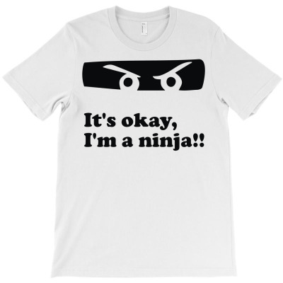 It's Okay I'm A Ninja T-shirt Designed By Toldo Beto
