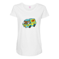 The Mystery Machine Maternity Scoop Neck T-shirt | Artistshot