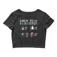 Know Your Parasites Anti Biden,anti Biden Crop Top | Artistshot