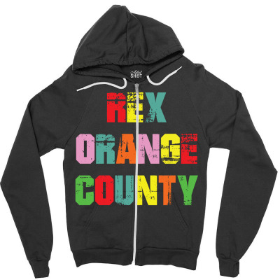 Rex Orange County - Colors Zipper Hoodie Designed By Sabriacar
