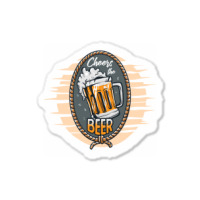 Beer Illustration Art Vintage Sticker | Artistshot