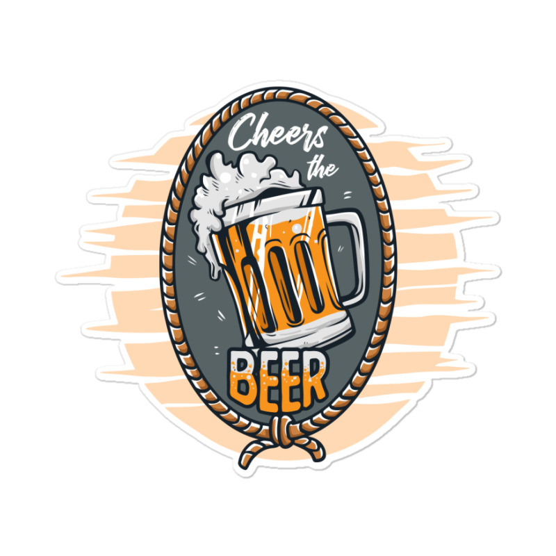 Beer Illustration Art Vintage Sticker | Artistshot