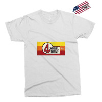 4 Wheel Drive Vintage 4x4 Overland Emblem With Stripes 4wd Exclusive T-shirt | Artistshot