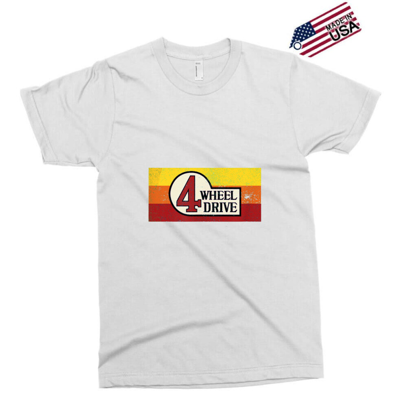 4 Wheel Drive Vintage 4x4 Overland Emblem With Stripes 4wd Exclusive T-shirt by komporgass | Artistshot