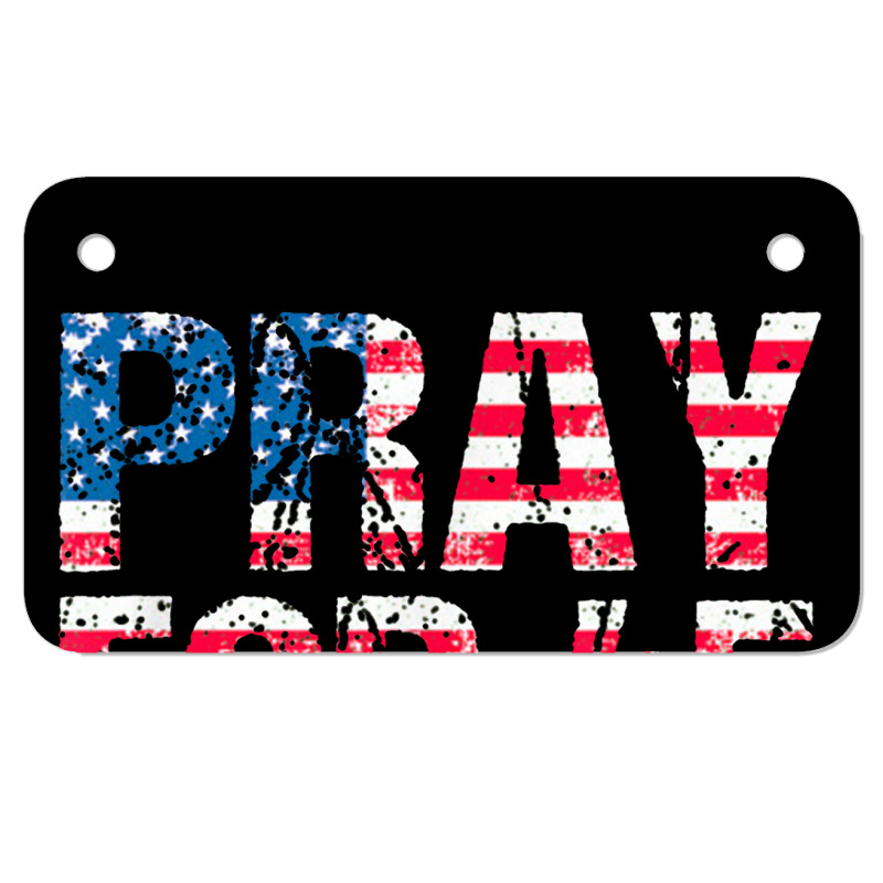 Pray For 45 President Trump Motorcycle License Plate | Artistshot