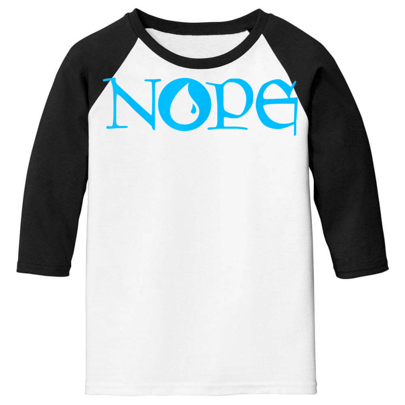 Nope  Dark Blue Magic  Island Mana Symbol T Shirt Youth 3/4 Sleeve by abdurrehmancappucci | Artistshot