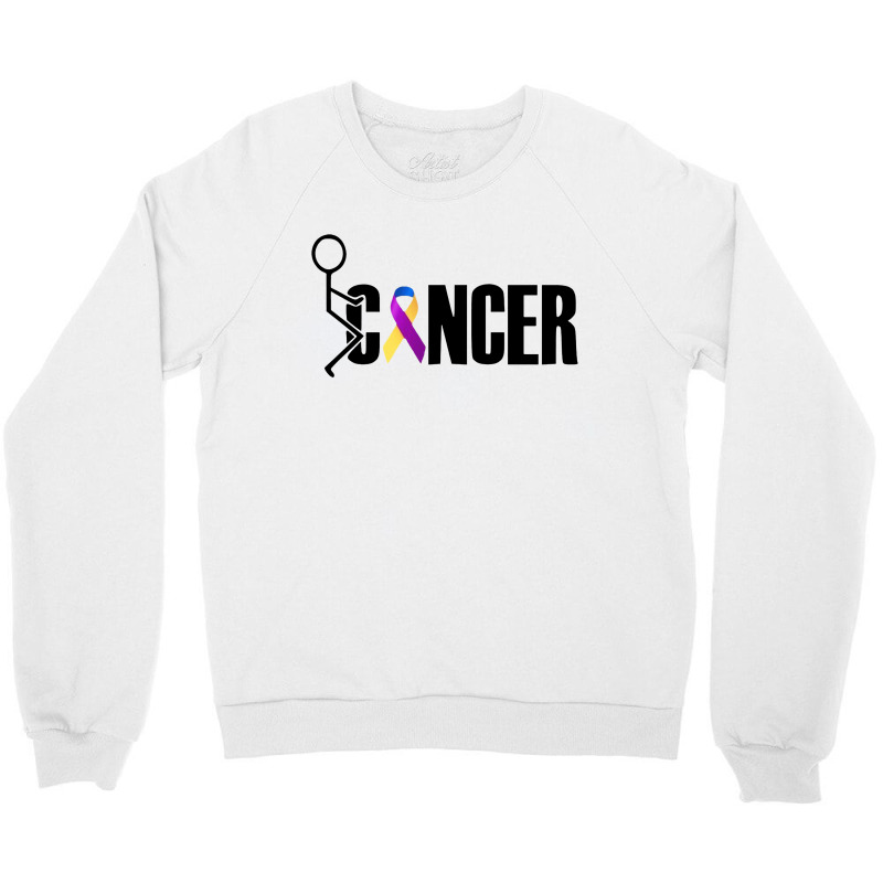 Fuck Bladder Cancer Crewneck Sweatshirt by trokeryth | Artistshot