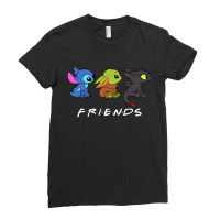 Baby Yoda And Cute Overload Babies Friends Ladies Fitted T-shirt | Artistshot