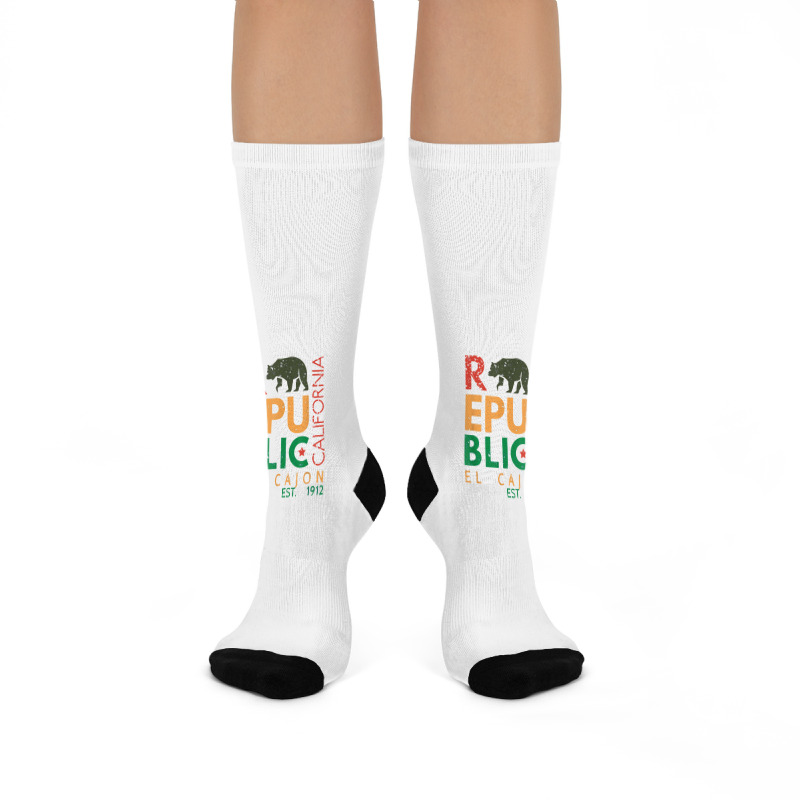 Republic Of California Crew Socks | Artistshot