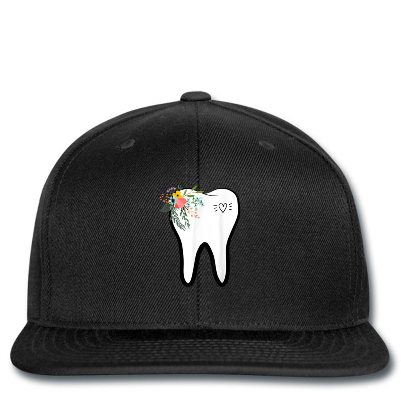 Flower Tooth Dentist Dental Hygienist Oral Hygiene Assistant Printed hat by kabelistrik | Artistshot