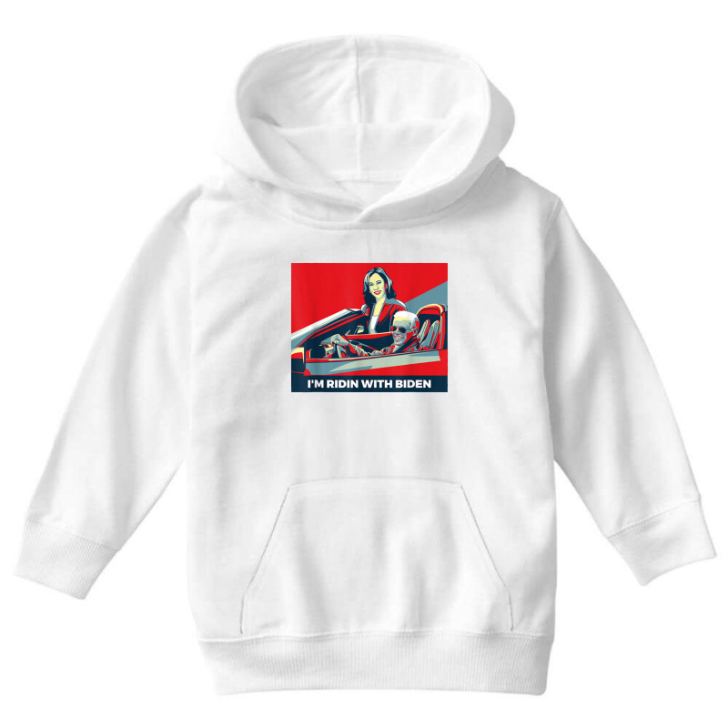 Ridin With Biden And Kamala Youth Hoodie | Artistshot