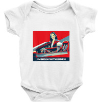 Ridin With Biden And Kamala Baby Bodysuit | Artistshot