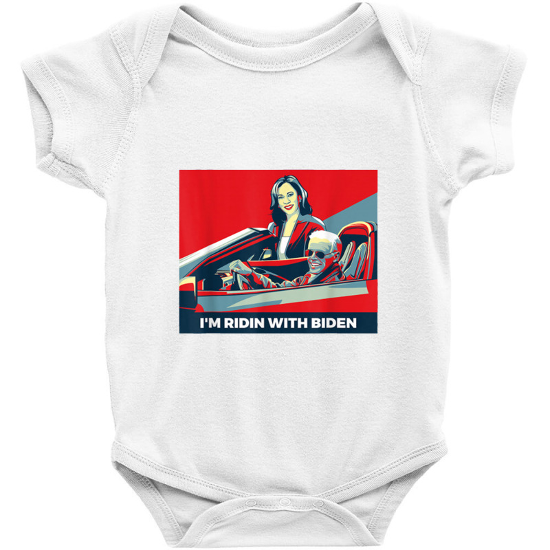 Ridin With Biden And Kamala Baby Bodysuit | Artistshot