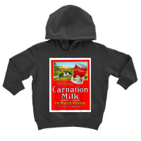 Vintage Poster   Carnation Milk Retro T Shirt Toddler Hoodie | Artistshot