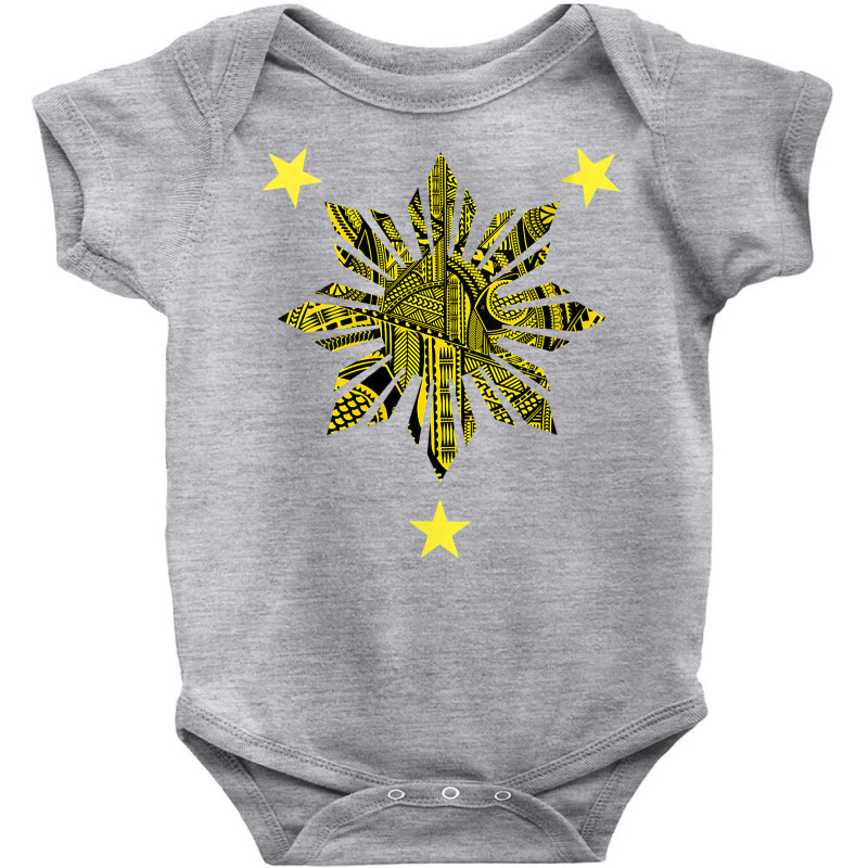 Womens Filipino Heritage Tee   Polynesian Tribal Warrior Tattoo V Neck Baby Bodysuit | Artistshot