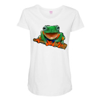 Frog Maternity Scoop Neck T-shirt | Artistshot