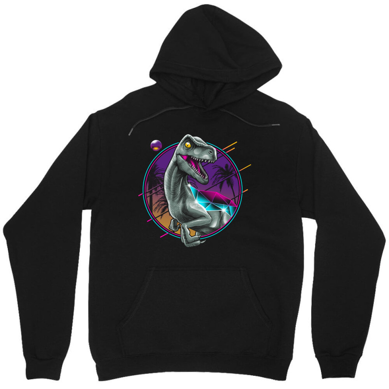 Rad Velociraptor Unisex Hoodie | Artistshot