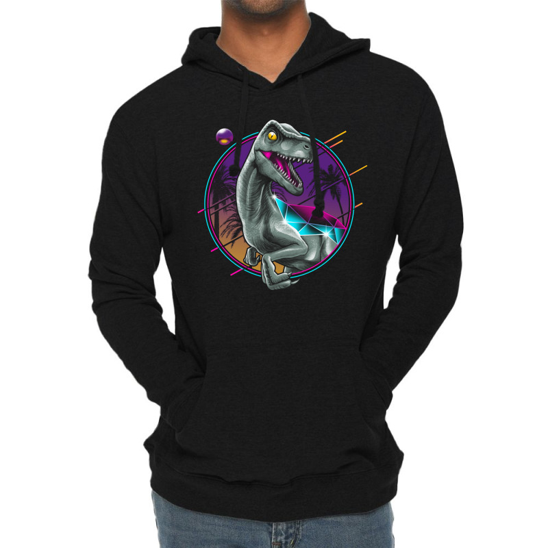 Rad Velociraptor Lightweight Hoodie | Artistshot