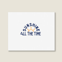 Sunshine All The Time Copy Landscape Canvas Print | Artistshot