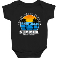 Beach Paradise Baby Bodysuit | Artistshot