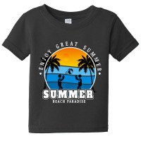 Beach Paradise Baby Tee | Artistshot