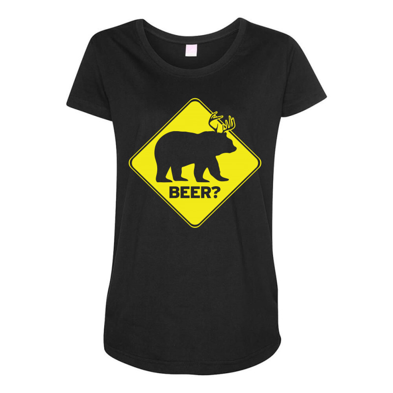 Beer Maternity Scoop Neck T-shirt by tshiart | Artistshot