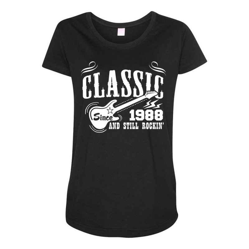 Classic Since 1988 Maternity Scoop Neck T-shirt by tshiart | Artistshot