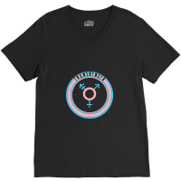 Transgender Rainbow Vintage V-neck Tee | Artistshot