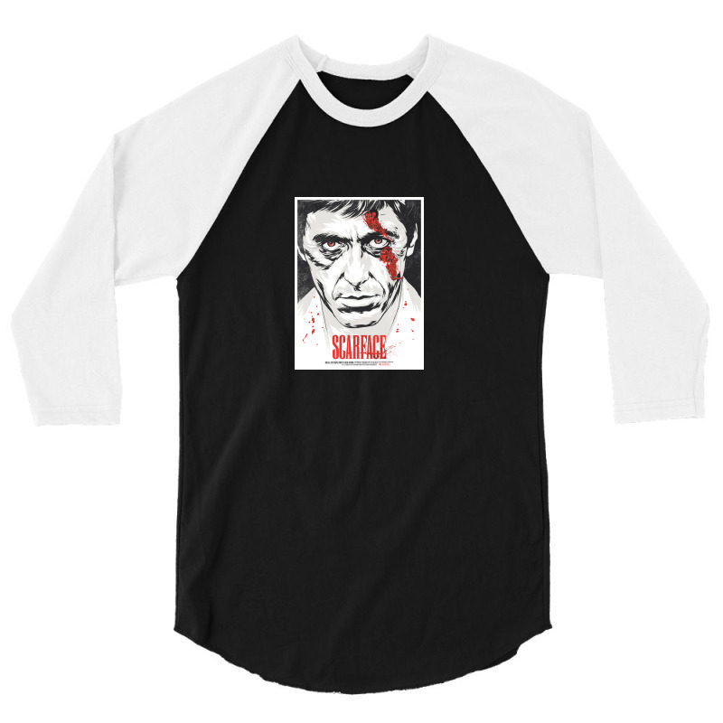 Scarface Al Pacino 3/4 Sleeve Shirt | Artistshot