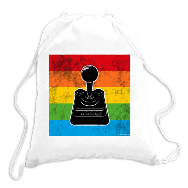 Sevensquared The C64 Joystick Drawstring Bags | Artistshot