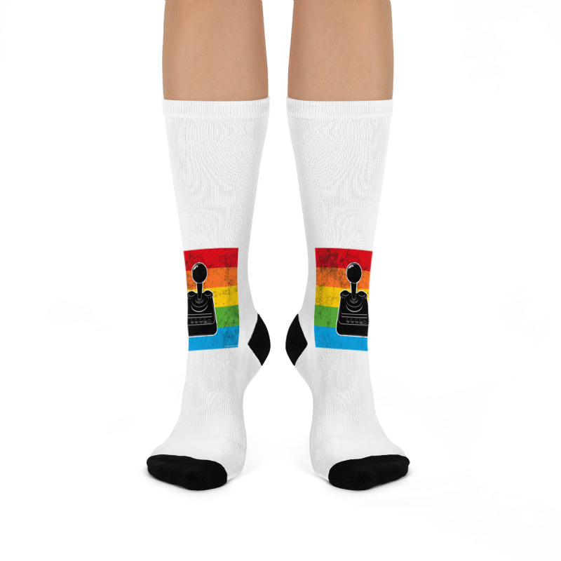 Sevensquared The C64 Joystick Crew Socks | Artistshot