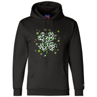 Shamrock Leopard Print Champion Hoodie | Artistshot