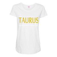 It's A Taurus Thing Maternity Scoop Neck T-shirt | Artistshot