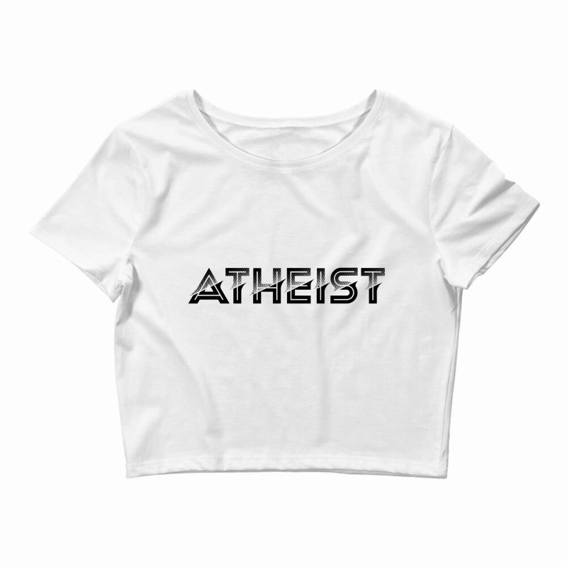 Atheist Crop Top by blackacturus | Artistshot