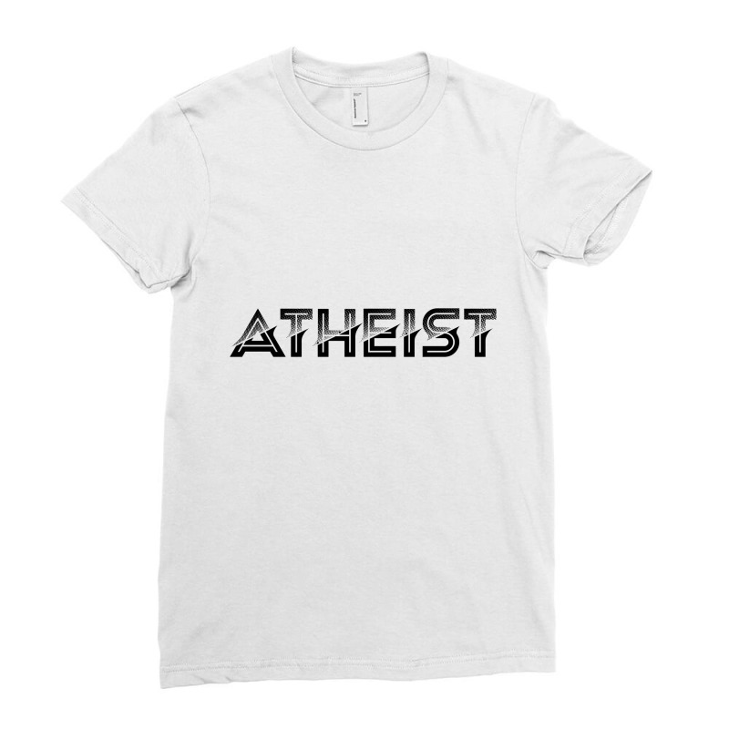 Atheist Ladies Fitted T-Shirt by blackacturus | Artistshot