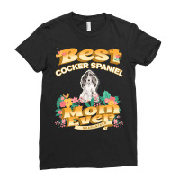 Dog Moms T  Shirt Best Cocker Spaniel Mom   Dog Mom, Dog Owner Gifts T Ladies Fitted T-shirt | Artistshot