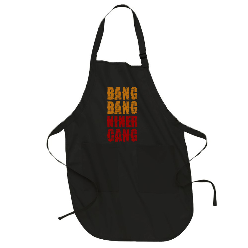 Bang Bang Niner Gang Football Full-length Apron | Artistshot