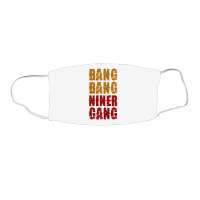 Bang Bang Niner Gang Football Face Mask Rectangle | Artistshot