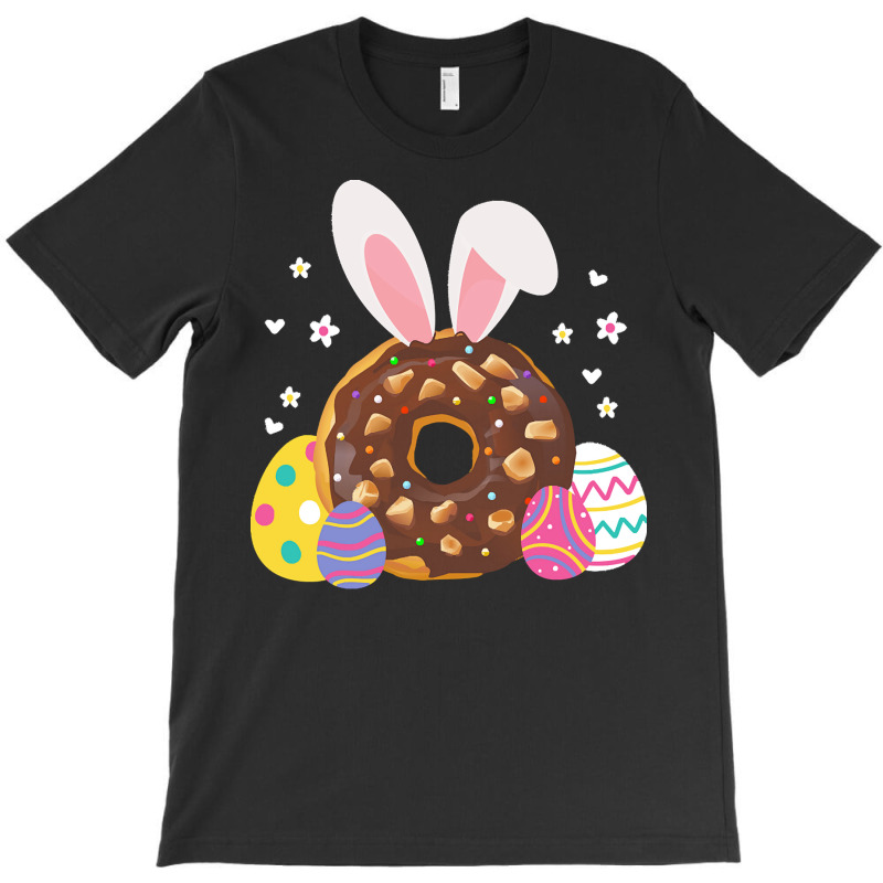 Donut Lover T  Shirt Easter Donut Bunny Ears Eggs Cute Dessert Pastry T-shirt | Artistshot