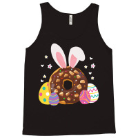 Donut Lover T  Shirt Easter Donut Bunny Ears Eggs Cute Dessert Pastry Tank Top | Artistshot