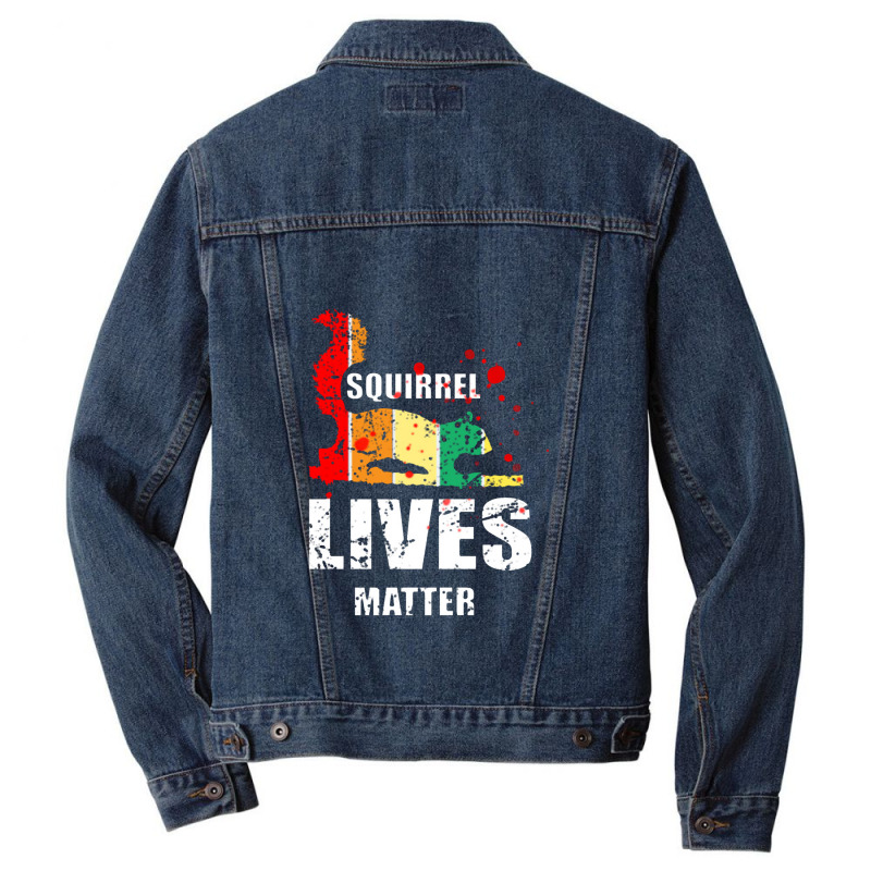 Squirrel Lives Matter Men Denim Jacket | Artistshot