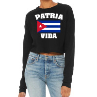 Vote Cuba Flag Cropped Sweater | Artistshot